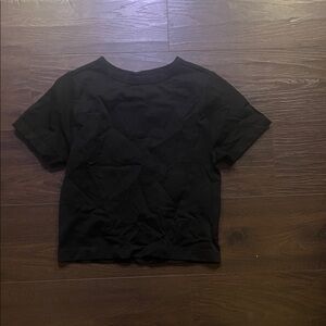 Classic Black Women's Crop Top